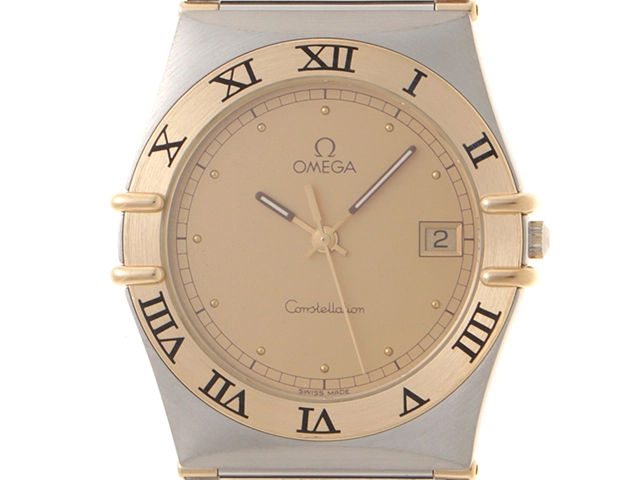 OMEGA　オメガ　コンステレーション　1210.10　K18YG/SS　男性用クオーツ時計【473】
