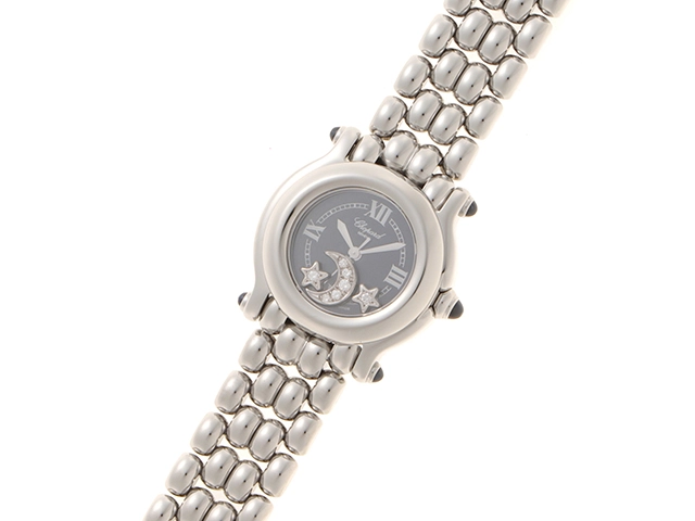 Chopard ショパール ハッピースポーツ ムーン&スター クオーツ 27/8245-23 レディース 【436】 2148103813917