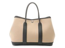 HERMES エルメス ガーデンTPM トートバッグ トレンチ ブラック SV シルバー金具 C刻 2018年 2148103814129【200】