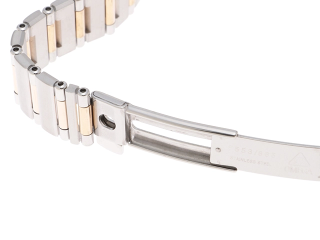 OMEGA オメガ 腕時計 コンステレーション・ダイヤベゼル 1360.75 SS/PG ホワイト12PD文字盤 クォーツ【472】TS