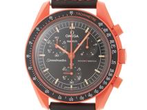 swatch×OMEGA スウォッチ×オメガ MOONSWATCH MISSION ON EARTH LAVA SO33O100 Bioceramic/VELCRO® ブラック/オレンジ クォーツ 【460】2148103815393