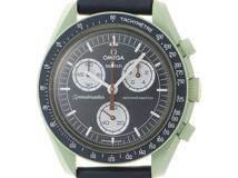 swatch×OMEGA スウォッチ×オメガ MOONSWATCH MISSION ON EARTH SO33G100  Bioceramic/VELCRO® ネイビー/グリーン クォーツ 【460】2148103815409