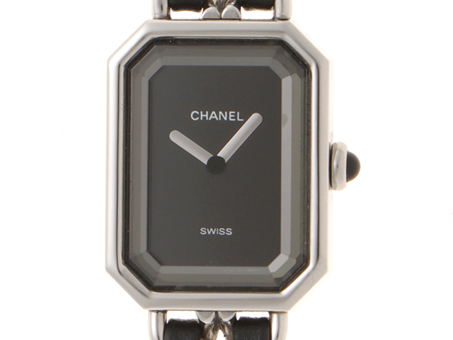 CHANEL シャネル プルミエールM H0451 ステンレス/カワ SS/革