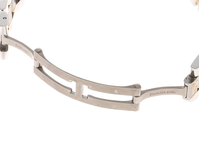 Cartier カルティエ マスト21SM W1007521 SS ステンレススチール 金メッキ シルバー文字盤 クォーツ 【460】2148103815652