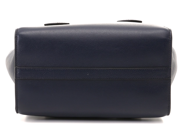 PRADA　プラダ　2WAYバッグ　1BG369　ネイビー　レザー　RFID内蔵【433】2148103816925