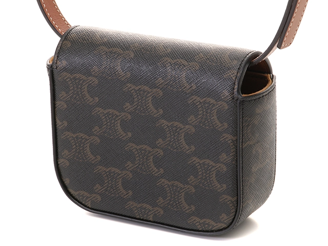 CELINE セリーヌ トリオンフ ミニクロード タン PVC/カーフ 10I512DQB.04LU【431】2148103817175