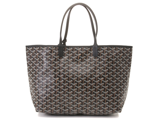 GOYARD　ゴヤール　サンルイPM　ブラック　PVC/レザー　2148103817359【432】