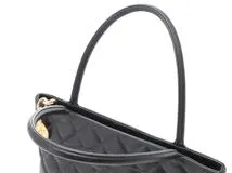 CHANEL シャネル 復刻トート ブラック/GP キャビア A01804【432】2148103817403