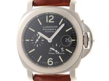 PANERAI パネライ ルミノール パワーリザーブ 44mm PAM00090/OP6635 H番 SS ステンレススチール レザーベルト ブラック文字盤 オートマチック 【460】2148103818097