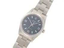 K番 2002年 並行 ROLEX ロレックス エアキング 14000M SS ステンレススチール ブルー文字盤 オートマチック 【460】2148103818837
