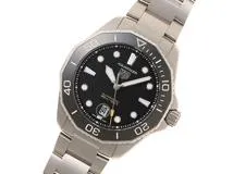 TAG HEUER タグ・ホイヤー 腕時計 2022年並行品 アクアレーサー プロフェッショナル300 WBP201A.BA0632 スティール/セラミック ブラック文字盤 自動巻【472】SJ