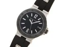 BVLGARI 自動巻き時計 シルバー ブラック文字盤 BVLGARI ブルガリ 時計 ブルガリブルガリ BB38SSAUTO メンズ