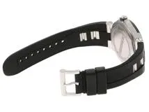 BVLGARI ディアゴノ自動巻き ブラックラバーベルト 時計 BVLGARI ブルガリ AL38G ディアゴノアルミニウム 自動巻き