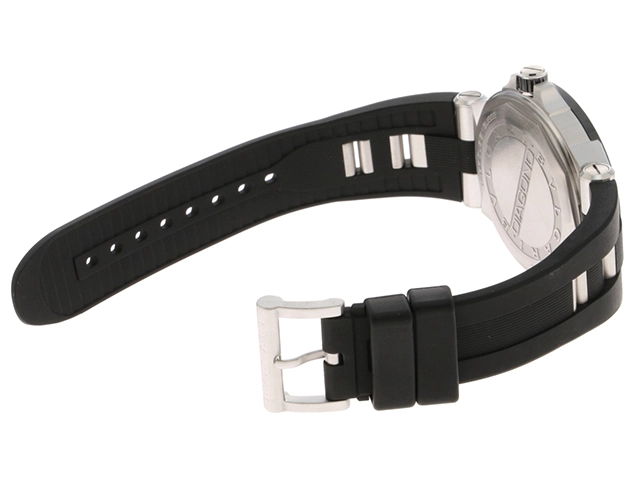 BVLGARI ブルガリ 時計 ディアゴノ スクーバ ブラック文字盤 ステンレススチール/ラバー 自動巻き メンズ