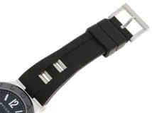 BVLGARI　ブルガリ　時計　ディアゴノ スクーバ　ブラック文字盤　ステンレススチール/ラバー　自動巻き　メンズ