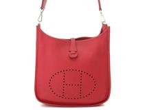HERMES 　エルメス　エヴリンⅢPM　ルージュグレナ/SV　トリヨンクレマンス　□N（2010年頃製造）【471】N　2148103819025