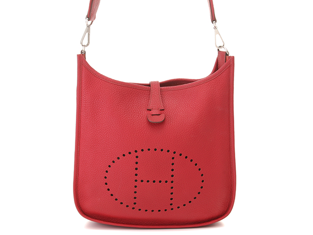 HERMES エルメス エヴリンⅢPM ルージュグレナ/SV トリヨン HERMES エルメス エヴリンⅢPM ルージュグレナ/SV トリヨン