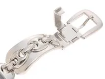 GUCCI グッチ 腕時計 マリーナチェーン 121.5/YA121503 ステンレススチール ブラック文字盤 クオーツ【472】MN