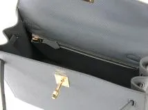 HERMES　エルメス　ケリー25　ヴェールアマンド/GP　ヴォーエプソン　Y刻印(2020年頃)　2148103819100【432】