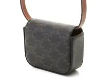 CELINE　セリーヌ　ショルダーバッグ　トリオンフ　ミニクロード　タン　ＰＶＣ／カーフ　１０Ｉ５１２ＤＱＢ．０４ＬＵ　2148103819445　【中古】【大黒屋】【200】