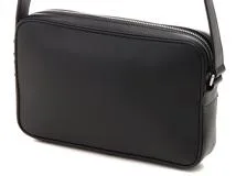 CELINE　セリーヌ　ロゴプリント　ミディアム　ショルダーバッグ　ブラック　レザー【433】2148103820038