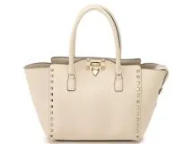 VALENTINO ヴァレンティノ ロックスタッズ 2Wayバッグ ホワイト VALENTINO ヴァレンティノ ロックスタッズ 2Wayバッグ ホワイト