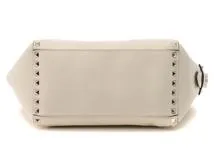 VALENTINO ヴァレンティノ ロックスタッズ 2Wayバッグ ホワイト