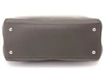 FENDI　フェンディ　ドットコム　グレー　レザー　8BN293【430】2148103820885