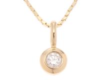 TASAKI　タサキトップ　K18イエローゴールド/ダイヤモンド0.08ct　※チェーン他社製　約2.7g【430】2148103822377