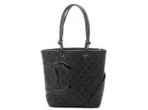 CHANEL シャネル カンボンライン ミディアムトートバッグ