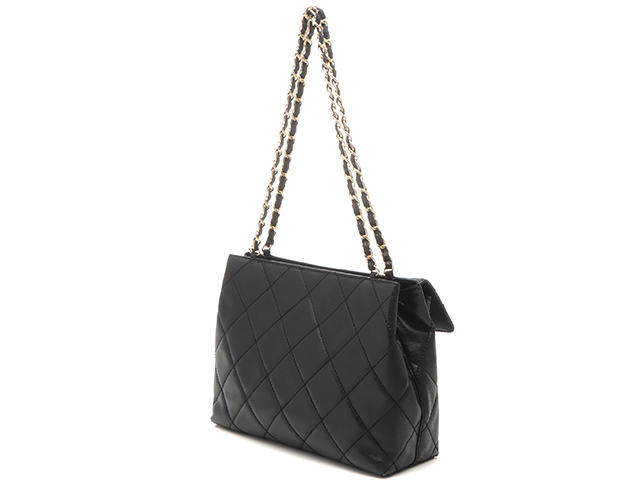 CHANEL シャネル マトラッセ チェーンショルダーバッグ ブラック