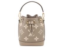 Louis Vuitton　ルイヴィトン　ナノ・ノエ　バイカラー・モノグラム・アンプラント　トゥルトレール／クレーム　【471】L