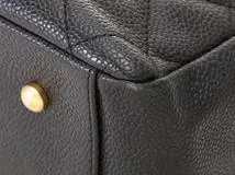 CHANEL　シャネル　マトラッセ　プチタイムレストートバッグ　ブラック/GP　キャビアスキン　旧型