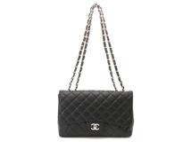 CHANEL　シャネル　マトラッセ30　ターンロックＷチェーンショルダーバッグ　ブラック／ＳＶ　A58600　2148103823954　【471】SK