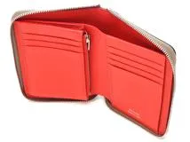 CELINE　セリーヌ　ミディアムジップアラウンドウォレット　グレージュ　レザー　104393　2148103824173　【471】SK