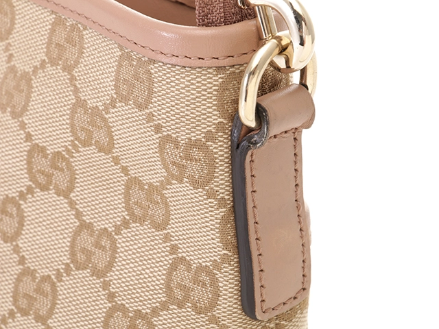 GUCCI グッチ GG 2wayバッグ ベージュ/ピンク キャンバス/レザー 388924【430】2148103824401
