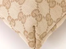 GUCCI グッチ GG 2wayバッグ ベージュ／ピンク キャンバス／レザー 388924【430】2148103824401