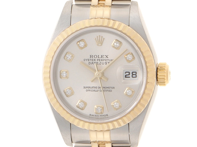 ROLEX ロレックス デイトジャスト レディース腕時計 K18イエロー