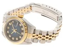A番 ROLEX ロレックス 腕時計 デイトジャスト26 79173G K18イエローゴールド/ステンレス 10Pダイヤモンドブルーグラデーション文字盤 自動巻き【472】SJ