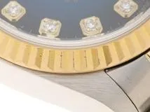 A番 ROLEX ロレックス 腕時計 デイトジャスト26 79173G K18イエローゴールド/ステンレス 10Pダイヤモンドブルーグラデーション文字盤 自動巻き【472】SJ