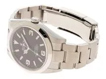 ROLEX ロレックス 腕時計 メンズ エクスプローラーI 214270 ブラック文字盤 ステンレススチール 2148103825484【430】