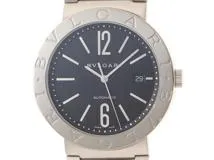 BVLGARI ブルガリ 腕時計 ブルガリブルガリ BB42SSAUTO ブラック文字盤 ステンレス 自動巻【472】SJ