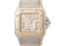 Cartier  カルティエ　サントス　ガルベSM 20周年記念 　コンビ　シルバー文字盤/ローマン　W20045C4 　自動巻き 【471】N　2148103825576