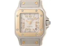 Cartier  カルティエ　サントス　ガルベSM 20周年記念 　コンビ　シルバー文字盤/ローマン　W20045C4 　自動巻き 【471】N　2148103825576