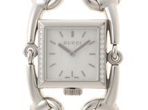 GUCCI グッチ　シニョーリア ダイヤモンドベゼル/ホワイトパール文字盤　116.3　【434】2148103825798