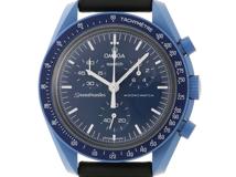 swatch　スウォッチ　MOONSWATCH MISSION TO NEPTUNE 　SO33N100　オメガコラボモデル　CE/ベルクロストラップ　男性用クオーツ時計【473】