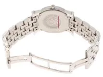 HERMES　エルメス　Hウォッチ 　ボーイズ腕時計　HR1.510　ステンレススチール　クォーツ　ブラック文字盤　21591038277985　【205】