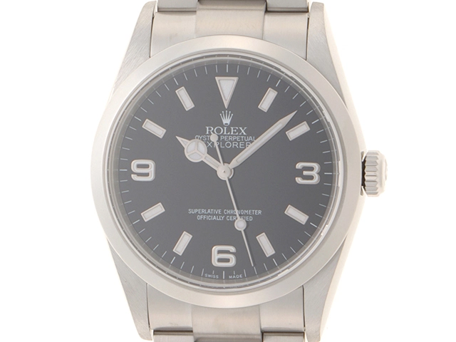 P番 ROLEX ロレックス 腕時計 メンズ エクスプローラーI  114270 ブラック文字盤 ステンレススチール 2148103828379【430】