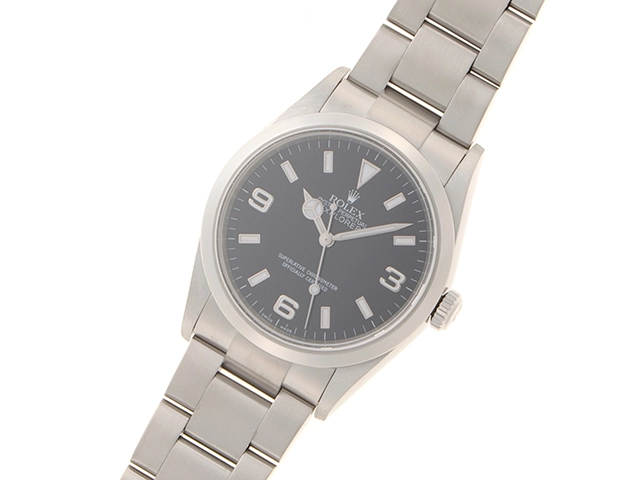P番 ROLEX ロレックス 腕時計 メンズ エクスプローラーI  114270 ブラック文字盤 ステンレススチール 2148103828379【430】