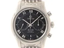 OMEGA　オメガ　時計　デ・ヴィル コーアクシャルクロノグラフ　431.10.42.51.01.001　ブラック文字盤　ステンレススチール　自動巻き　メンズ